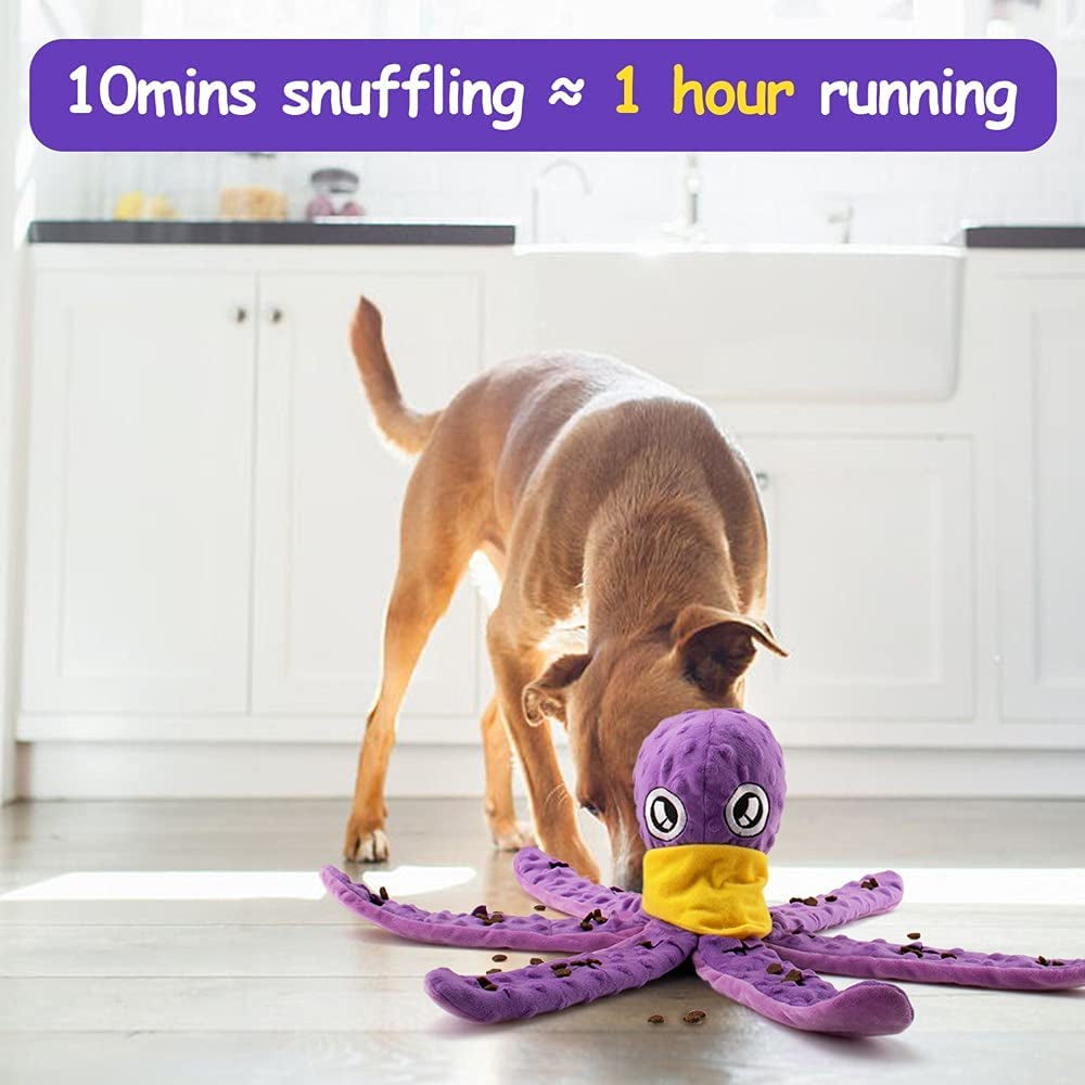 Dog Snuffle Toy Dog Enrichment Toys, Dogs Puzzle Games Interactive Puppy Toys Chew Toys Slow Feeder Game for Boredom Treat Dispensing Toys Snuffle Dog Mat for Large Breed Medium and Small Dogs