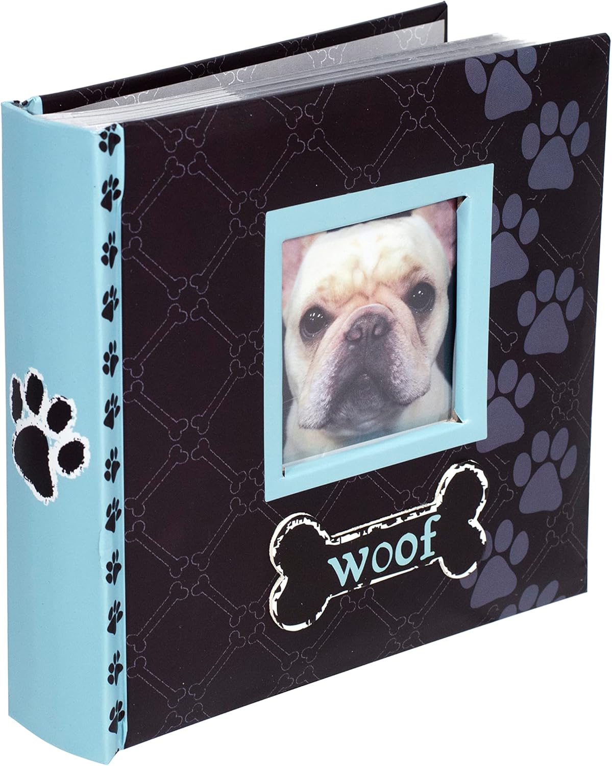 Woof Photo Album, 80-4X6, Blue