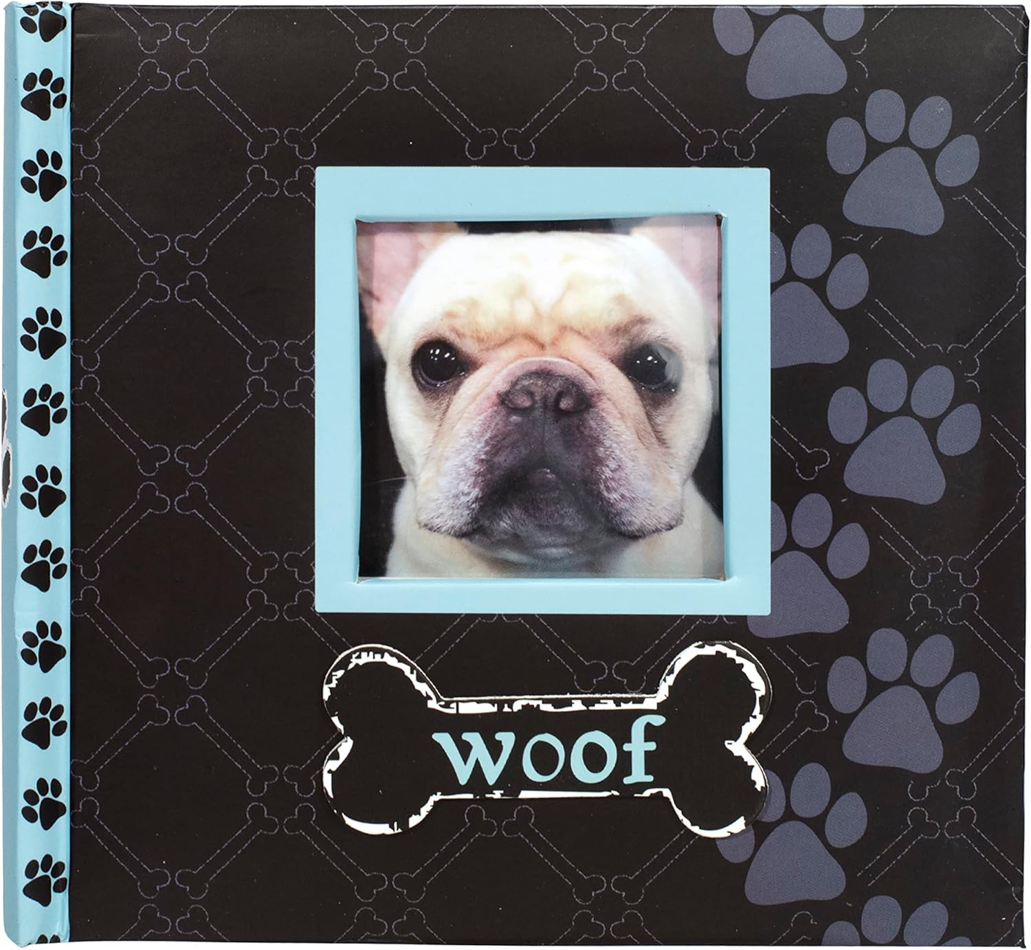 Woof Photo Album, 80-4X6, Blue