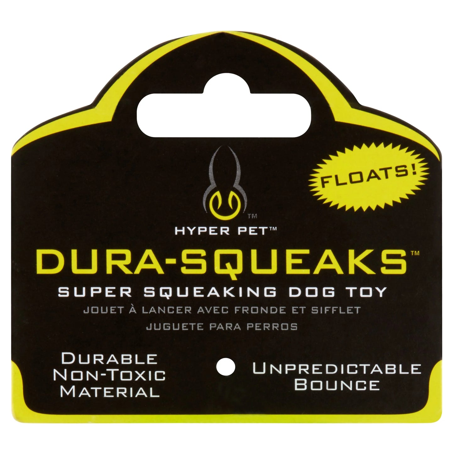 Dura-Squeaks Durable Non-Toxic TPR Bouncing Super Squeaky Dog Toy, Large Stick, Green