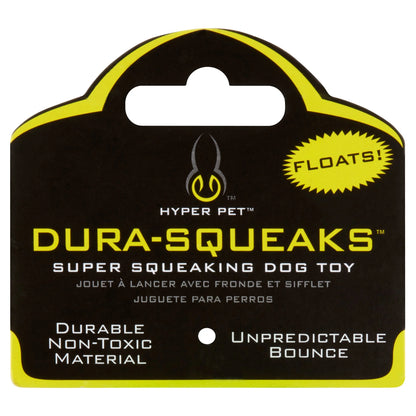 Dura-Squeaks Durable Non-Toxic TPR Bouncing Super Squeaky Dog Toy, Large Stick, Green
